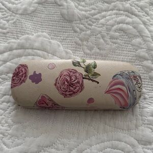 Floral Print Eyeglass Case